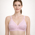 Pack of 4 Cotton Plain Non-Padded Bras | Soft & Breathable