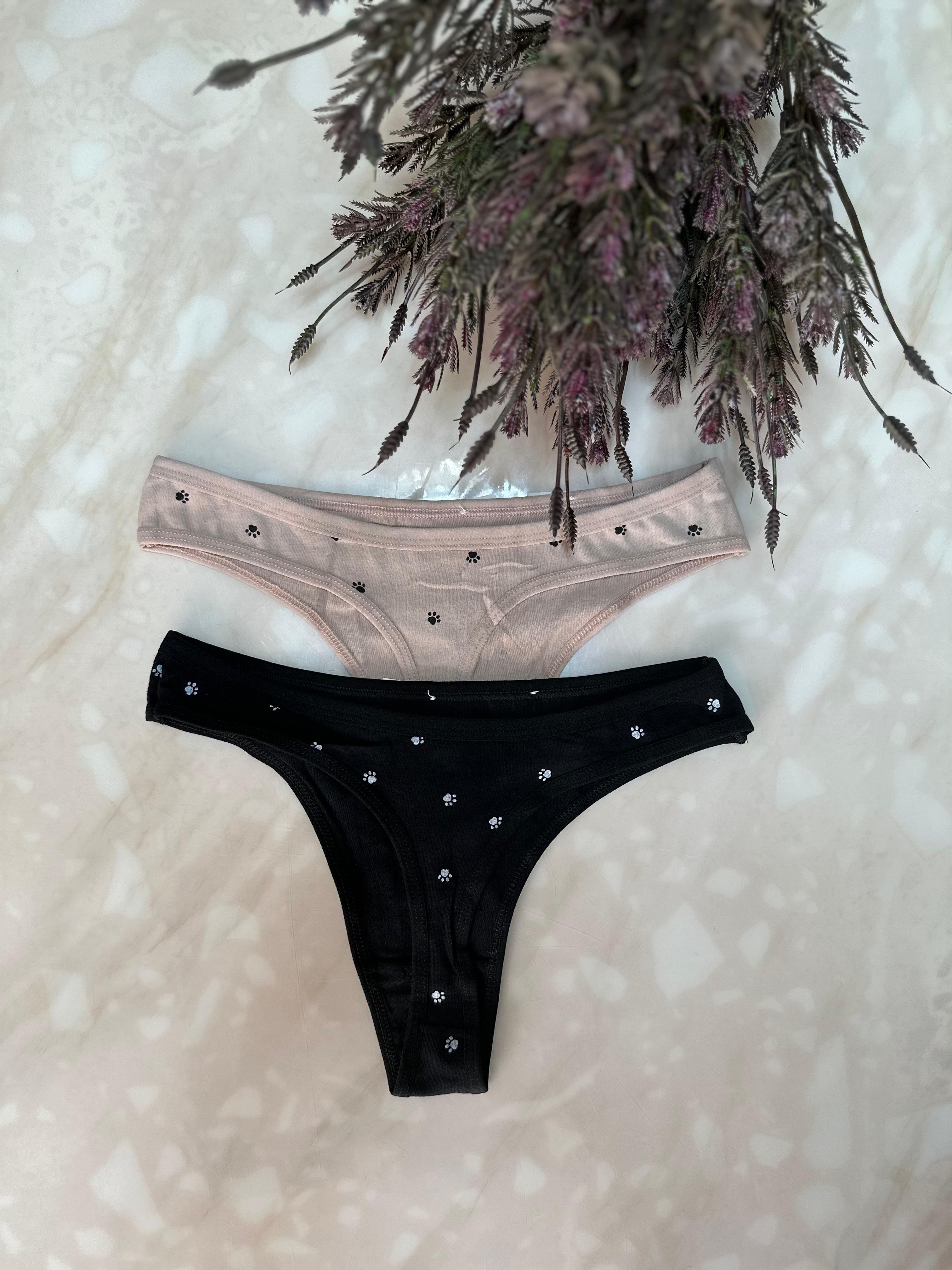 Cotton T-Panty for Women – Plain & Comfortable (Pack of 2 / 4)