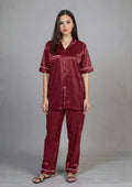 2-Piece Jersey Silk Pajama Nightwear Set
